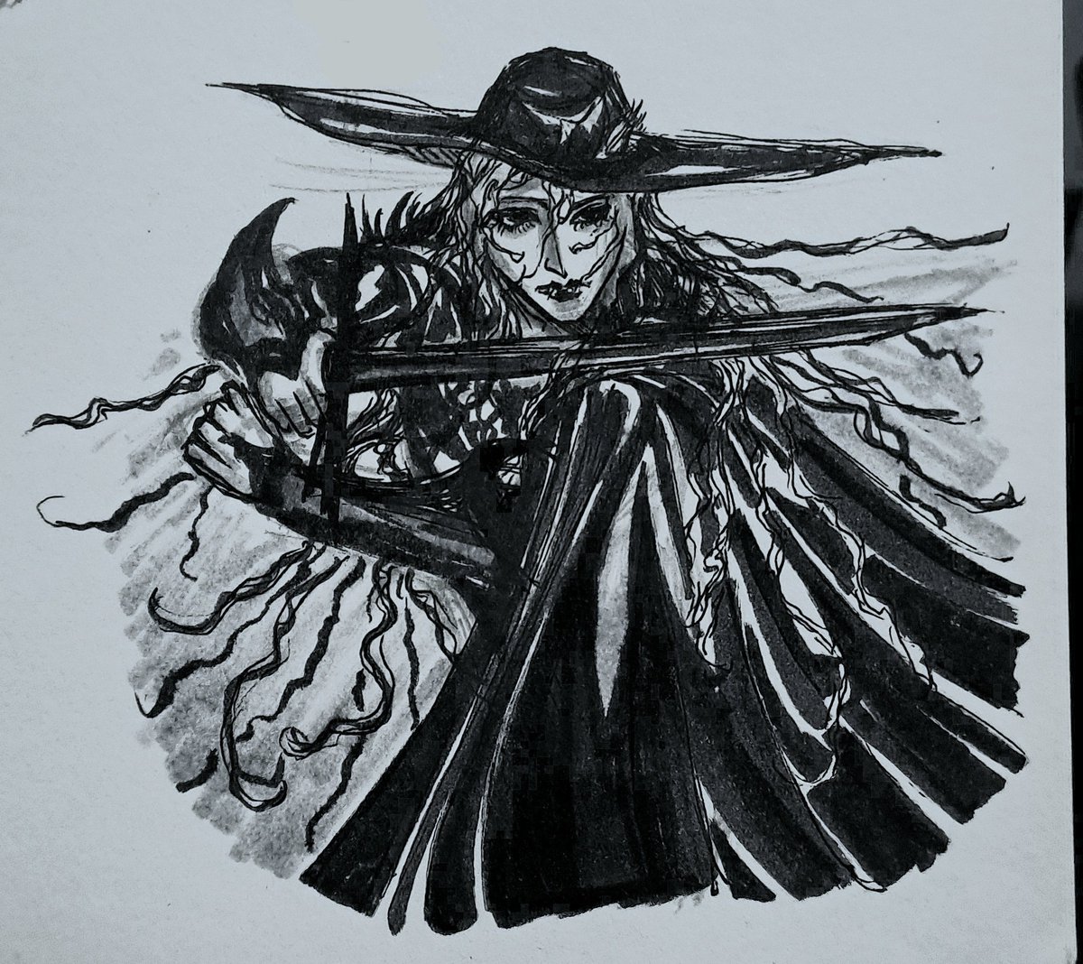 Finally made a sketch of him!! #VampireHunterD