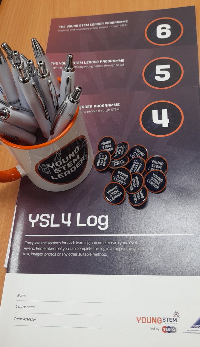YoungSTEMLeader's tweet image. We have lots of upcoming training planned up to December !🤩
Check out our events page to see what session would work for you🫵 youngstemleader.scot/events
👀Sneak a peek of our paper logs (online versions available too!) and badges available for the young people taking part🥳