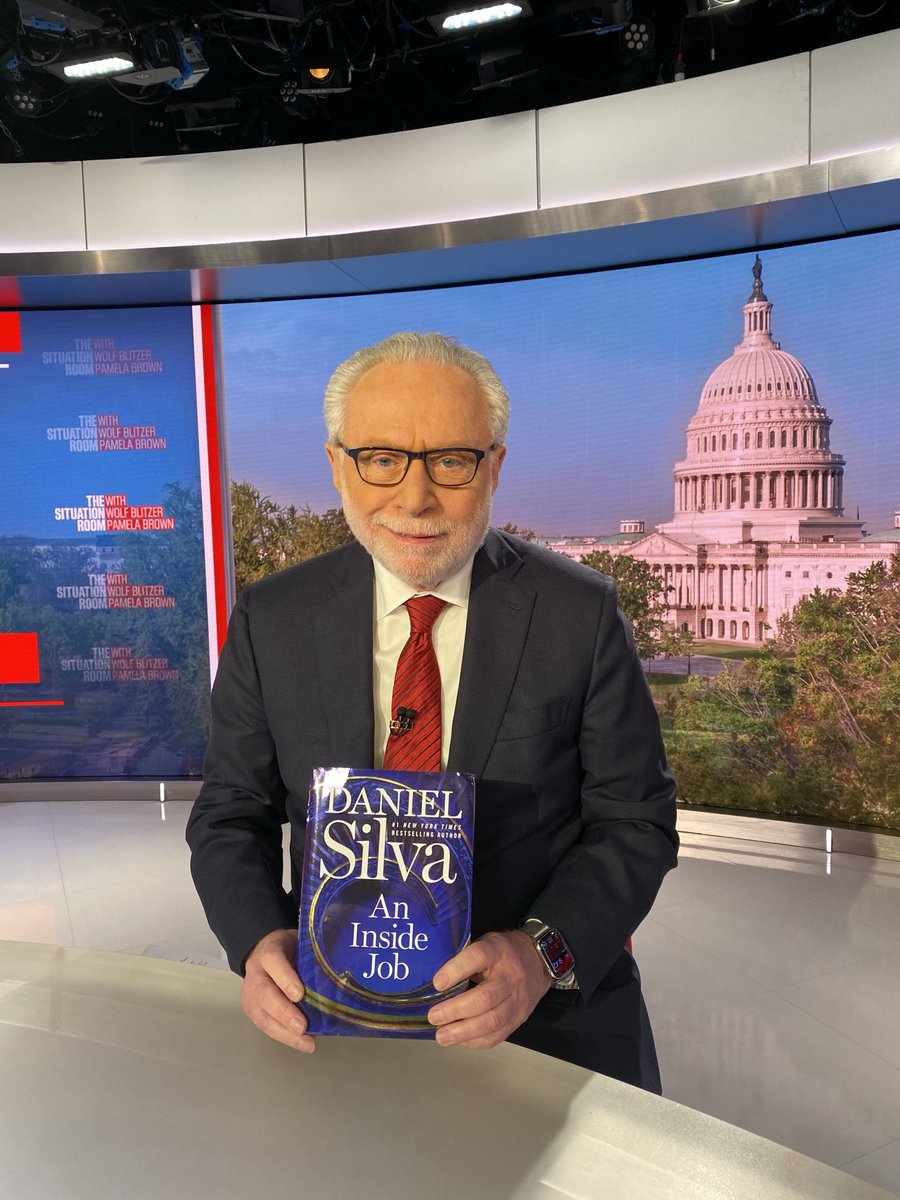 wolfblitzer's tweet image. Great news! My friend and former @CNN colleague @danielsilvabook has written another terrific new novel “An Inside Job.” And Gabriel Allon is back in action. You will enjoy.