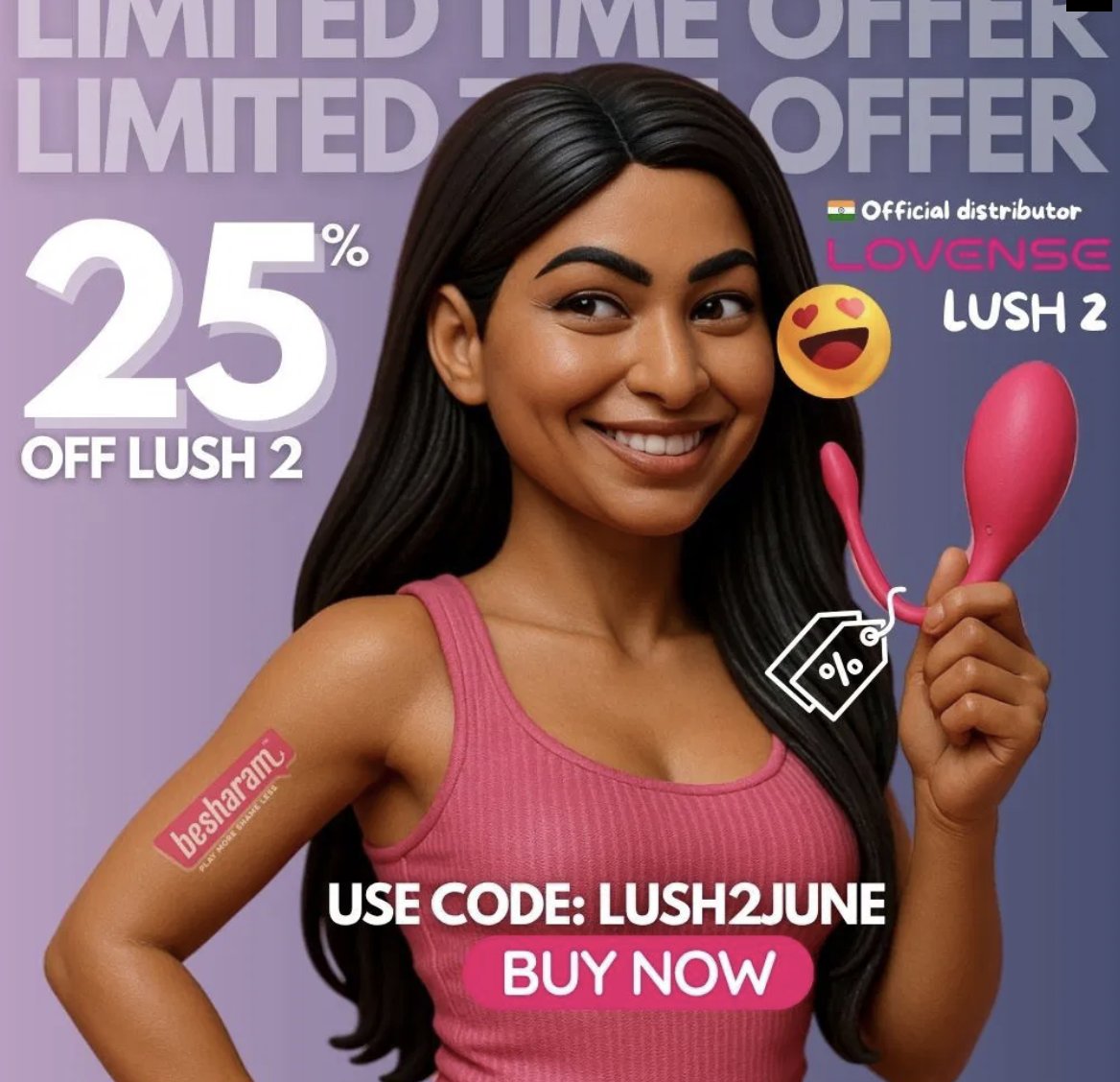 The iconic Lovense Lush 2 is on a HUGE sale —
App-controlled
Long-distance ready
Hands-free. Vibe-heavy.

Get 25% OFF with code LUSH2JUNE

Only for a limited time → in.imbesharam.com/products/loven…