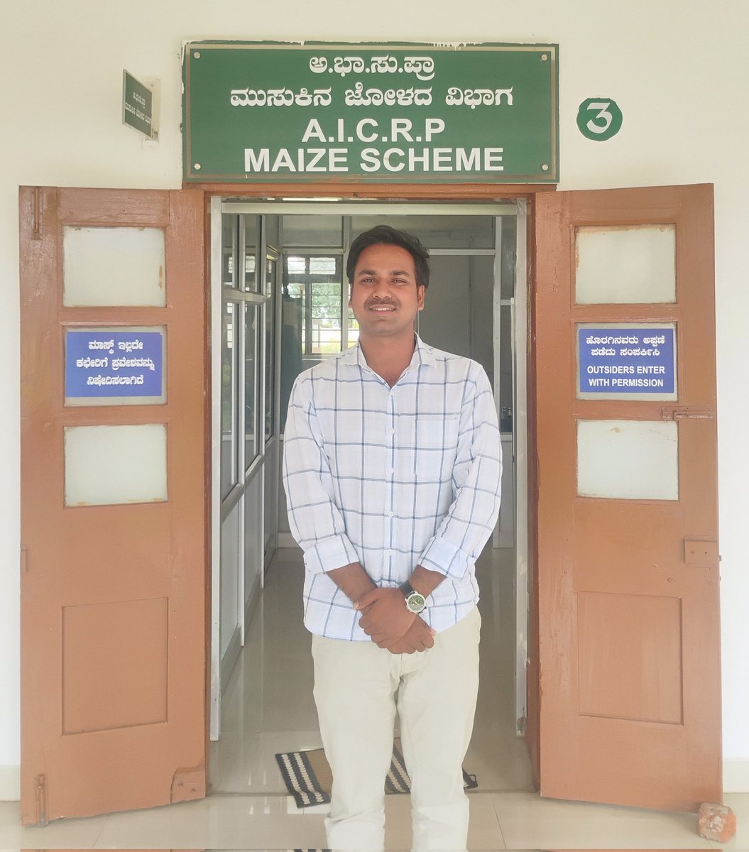 Dr. Manu Sundavalu (@manusm_iari) on Twitter photo Transferred to #AICRP on #Maize, Mandya centre as #Agronomist. Looking forward to working closely with <a href="/icarindia/">Indian Council of Agricultural Research.</a> - <a href="/iimrludhiana/">ICAR-IIMR, Ludhiana</a> to contribute to #MaizeResearch & development. Thankful to <a href="/BangaloreUas/">UAS Bangalore</a> for the opportunity.🌽
#ICAR #MaizeResearch #Agronomy #Karnataka #Corn #GKVK Transferred to #AICRP on #Maize, Mandya centre as #Agronomist. Looking forward to working closely with <a href="/icarindia/">Indian Council of Agricultural Research.</a> - <a href="/iimrludhiana/">ICAR-IIMR, Ludhiana</a> to contribute to #MaizeResearch & development. Thankful to <a href="/BangaloreUas/">UAS Bangalore</a> for the opportunity.🌽
#ICAR #MaizeResearch #Agronomy #Karnataka #Corn #GKVK