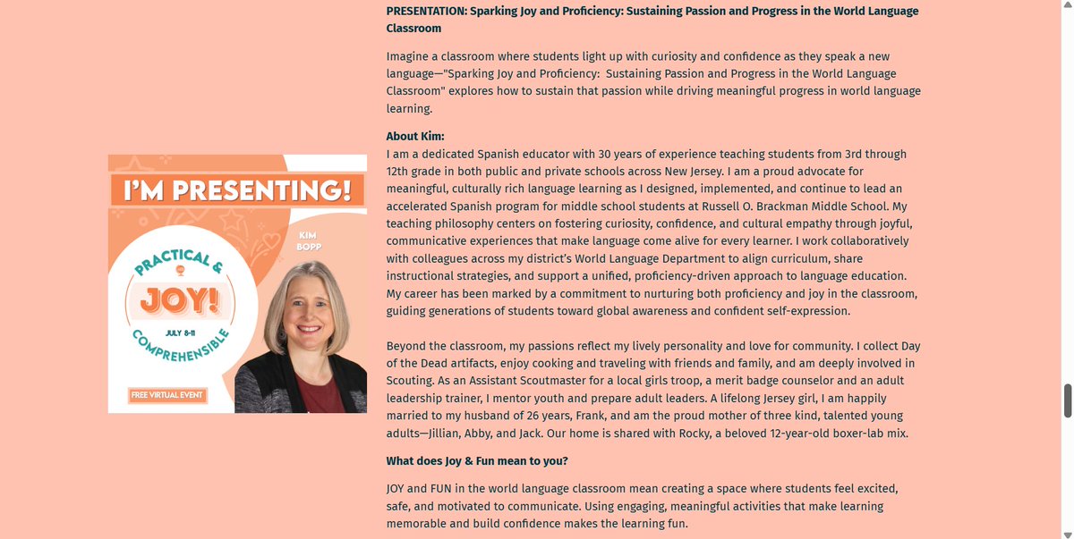 So proud and excited to be a part of this year's presenters!!  Thank you Devon at Practical and Comprehensible!