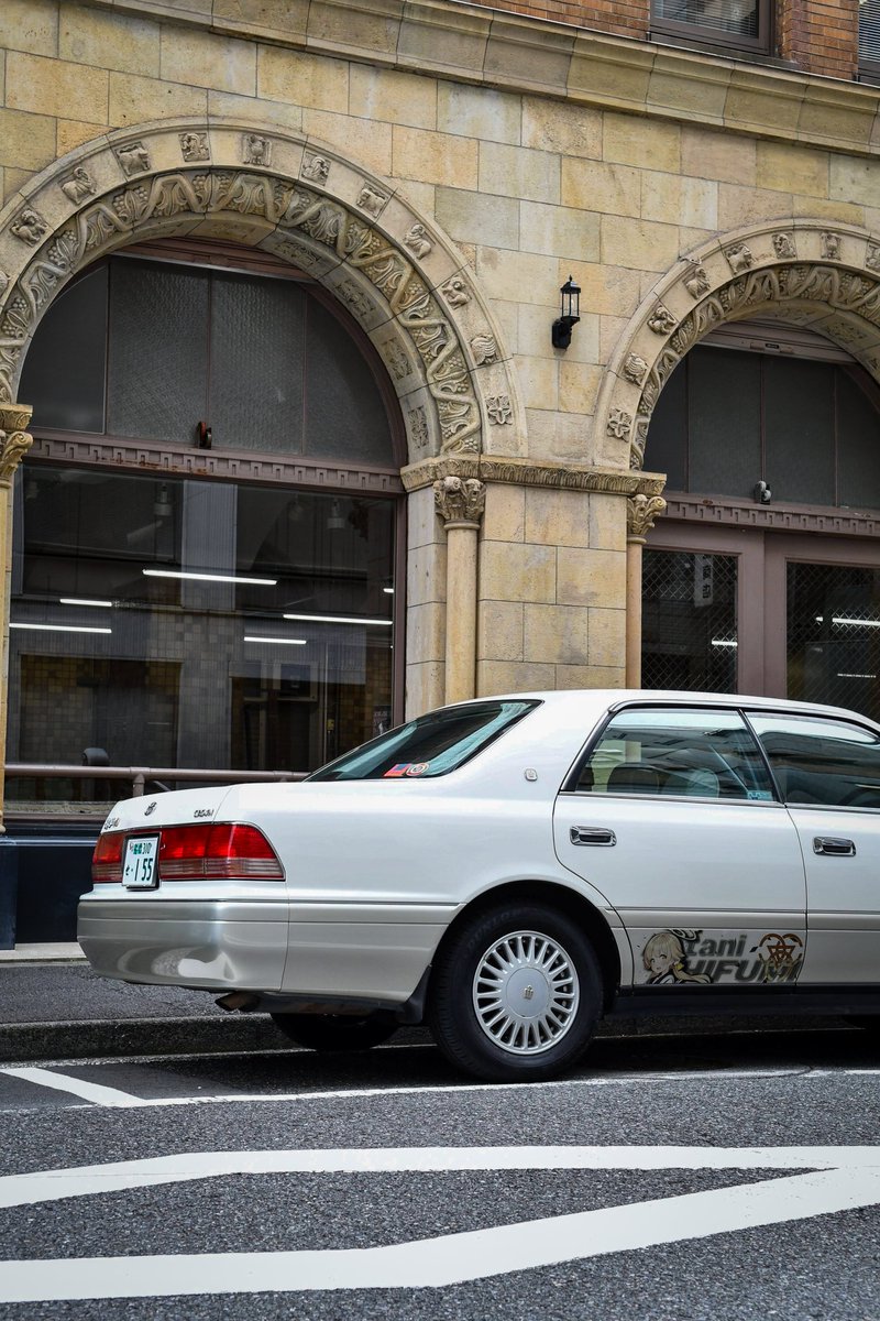 jre123mini's tweet photo. 【固定】【自己紹介】
・JZS155 TOYOTA CROWN Royal Saloon G
・ブルーアーカイブよ阿慈谷ヒフミと桐藤ナギサのマグネットシート痛車
・たまにドール https://t.co/PLksJtDK2b