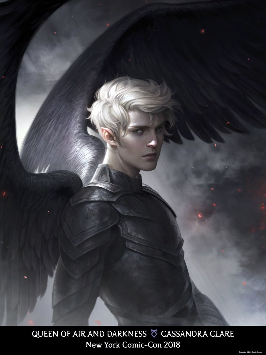 cassieclare's tweet image. In case anyone's forgotten what Ash looks like, here's a poster of him from Comic Con 2018 by Charlie Bowater. I can't believe it's been so long! (though I did write six books since then. Still.) I'm glad to be writing these characters again! #thewickedpowers #twp #shadowhunters
