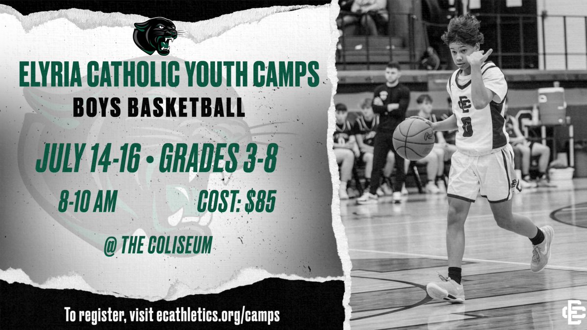🏀 Boys Basketball Camp is Almost Here!
Join us next week at EC for an action-packed basketball camp!
📅 Spots are filling fast — register now at ecathletics.org/camps!
