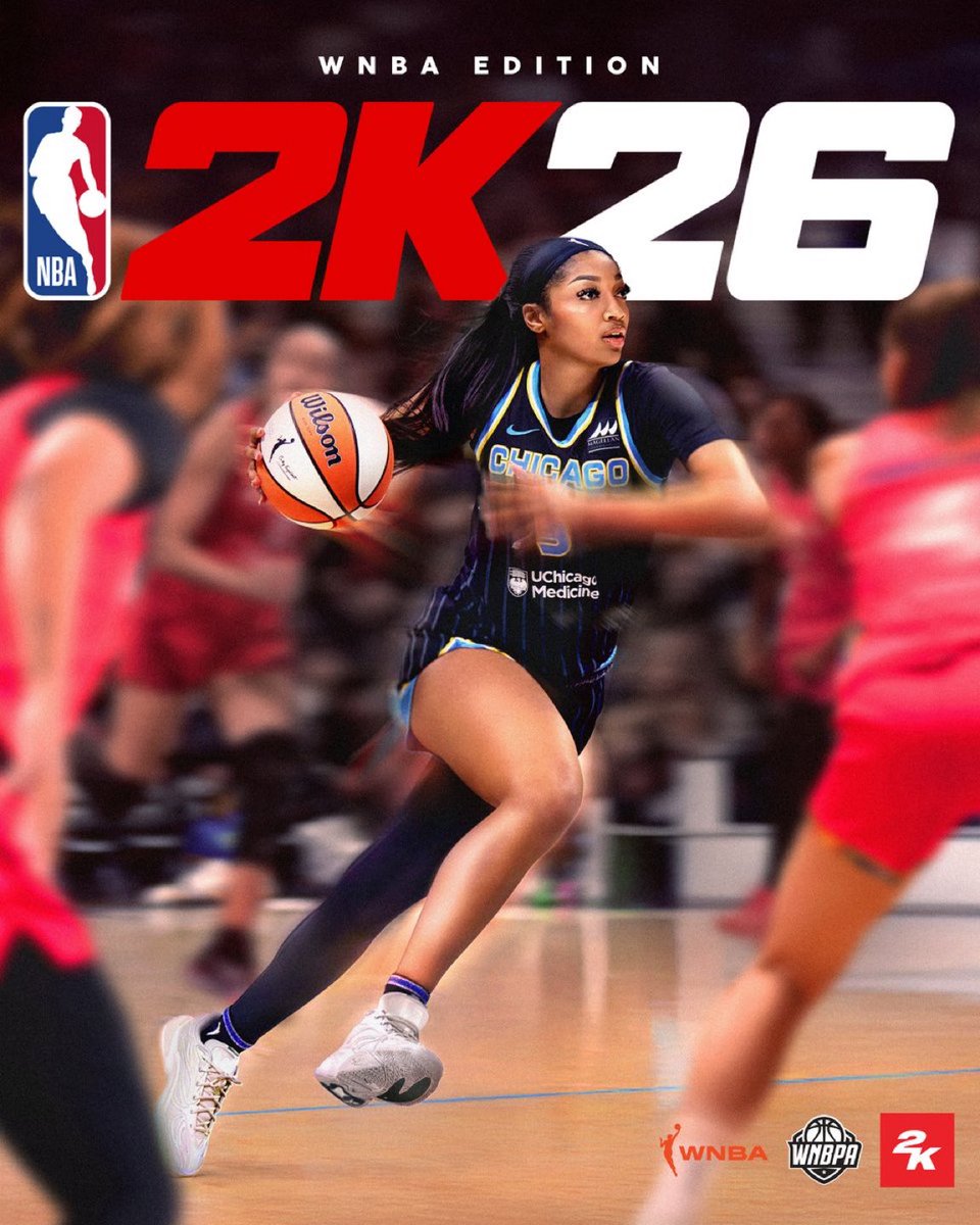 2KIntel's tweet image. Angel Reese is the cover athlete of the #NBA2K26 WNBA EDITION
