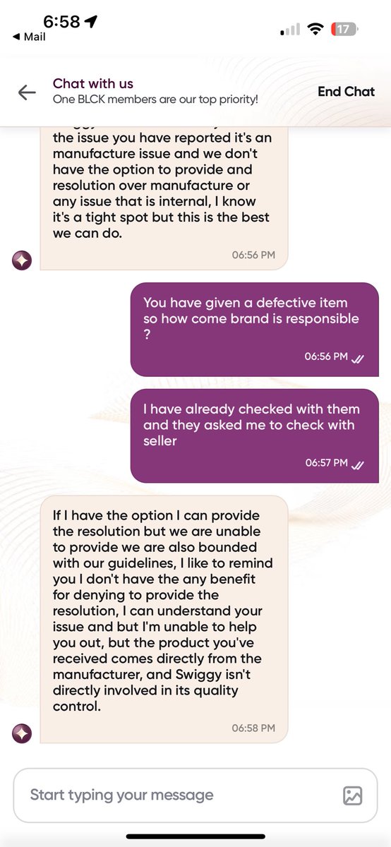 Chauthaidiot's tweet photo. Hey @SwiggyInstamart 

I ordered On whey gold standard protein from Swiggy Instamart and I received a fake product. Now you ppl are not taking any responsibility by denying refund or replacement and asking me to check with brand. Why should I go to brand when I purchased from you https://t.co/oAnbhOsB5p