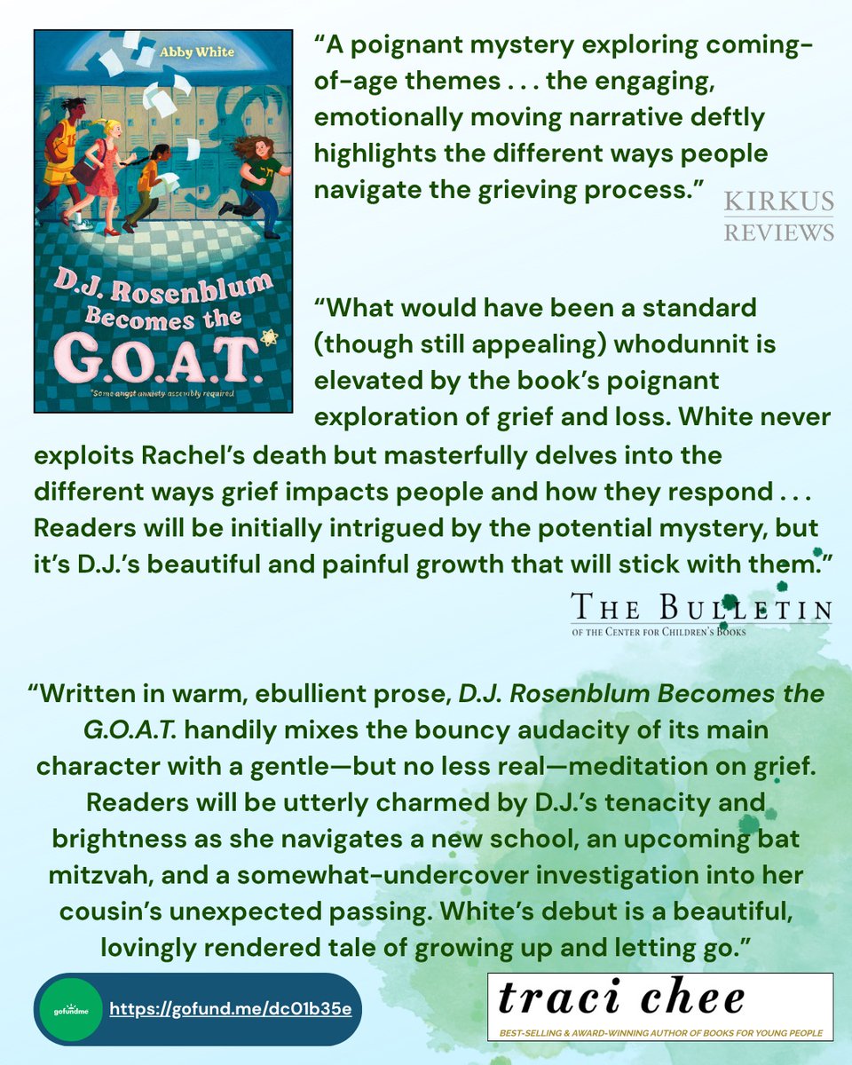 Friends, my fundraiser is ongoing! We've raised an amazing 73%—now, I need your help to reach the finish. gofund.me/37309cd6  

Please donate if you're able, share with friends &amp; family, and trust you're supporting a worthy cause. (As well as my #debutnovel. NBD.) Thank you!