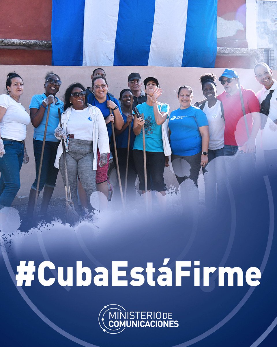 "(...) porque amamos superarnos a nosotros mismos; porque no nos gusta perder y, ni por asomo, rendirnos, y porque la actitud de luchar va en la identidad como un código inextirpable de nuestra secuencia genética", #CubaEstáFirme.