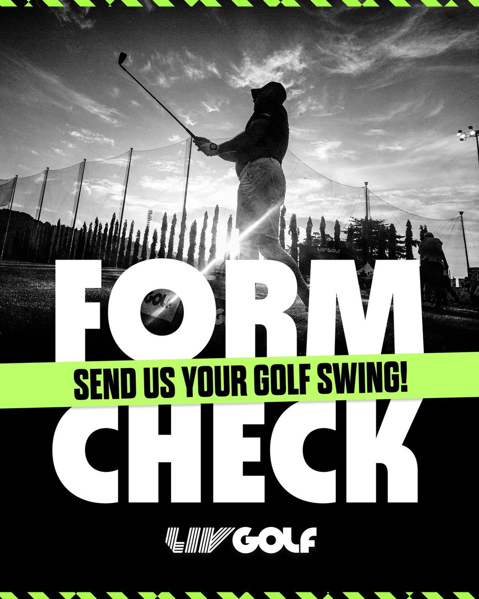 Send us your swing 📩

📹 Our players and announcers will give you feedback on your swing 

👀 Reply to this post with your swing and be sure to keep an eye on the LIV Golf Andalucía broadcast this weekend (and your replies...)

#LIVGolfAndalucía