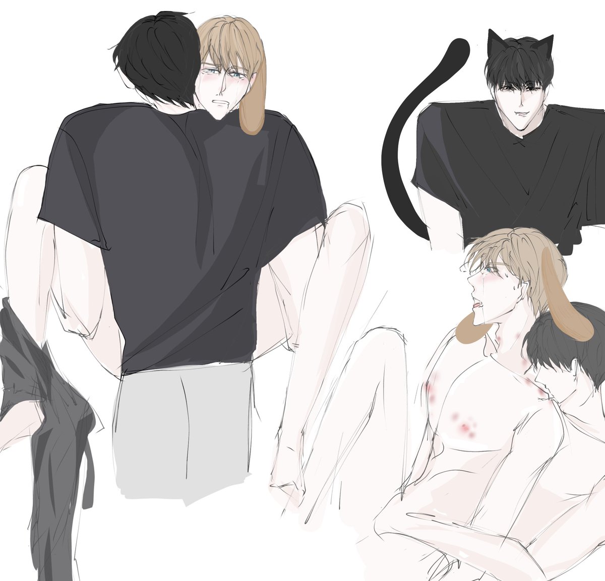 After reading ep.17, I’m in such a good mood right now. Not sure if it’s okay to post something like this (but oh well). I really like Bunny Gable 🐈‍⬛🐇
#패션라가 #신루유리 #passionraga