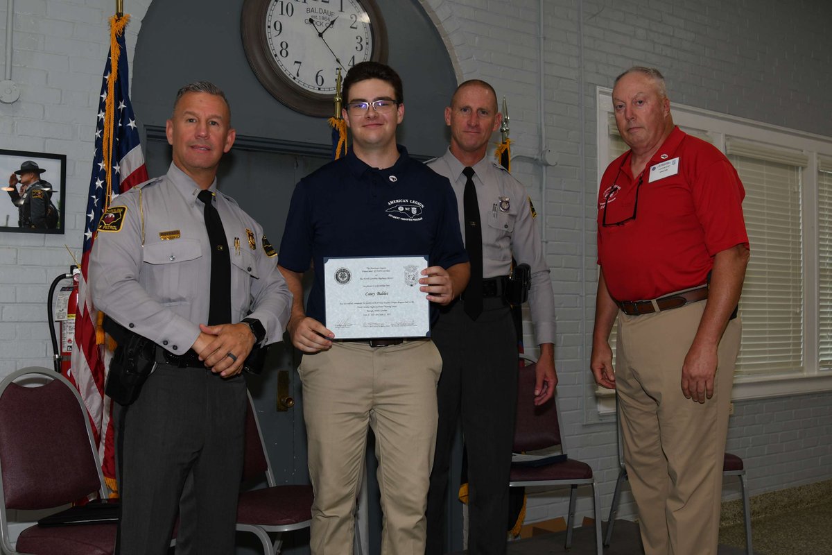 Four Macon Early College students completed the Student Trooper Program at the NC Highway Patrol Training Academy! So proud of them all!

Special thanks to the Otto Chapter of the American Legion for sponsoring the students.