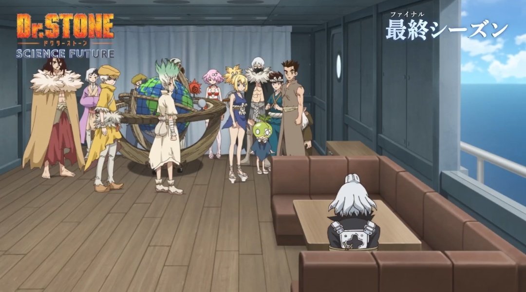 ryusui keeping watch outside while ukyo protects the crew on the inside...🥺🥺🥺