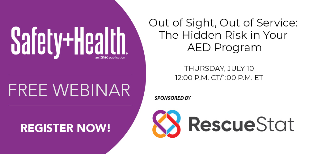 Safety+Health (@safetyhealthmag) on Twitter photo During our next #freesafetywebinar, experts from <a href="/RescueStatLLC/">RescueStat</a> will share stories that illustrate what happens when readiness is assumed rather than ensured, and explain why communication gaps must be closed to improve emergency response. Register now: bit.ly/4nAodMt During our next #freesafetywebinar, experts from <a href="/RescueStatLLC/">RescueStat</a> will share stories that illustrate what happens when readiness is assumed rather than ensured, and explain why communication gaps must be closed to improve emergency response. Register now: bit.ly/4nAodMt