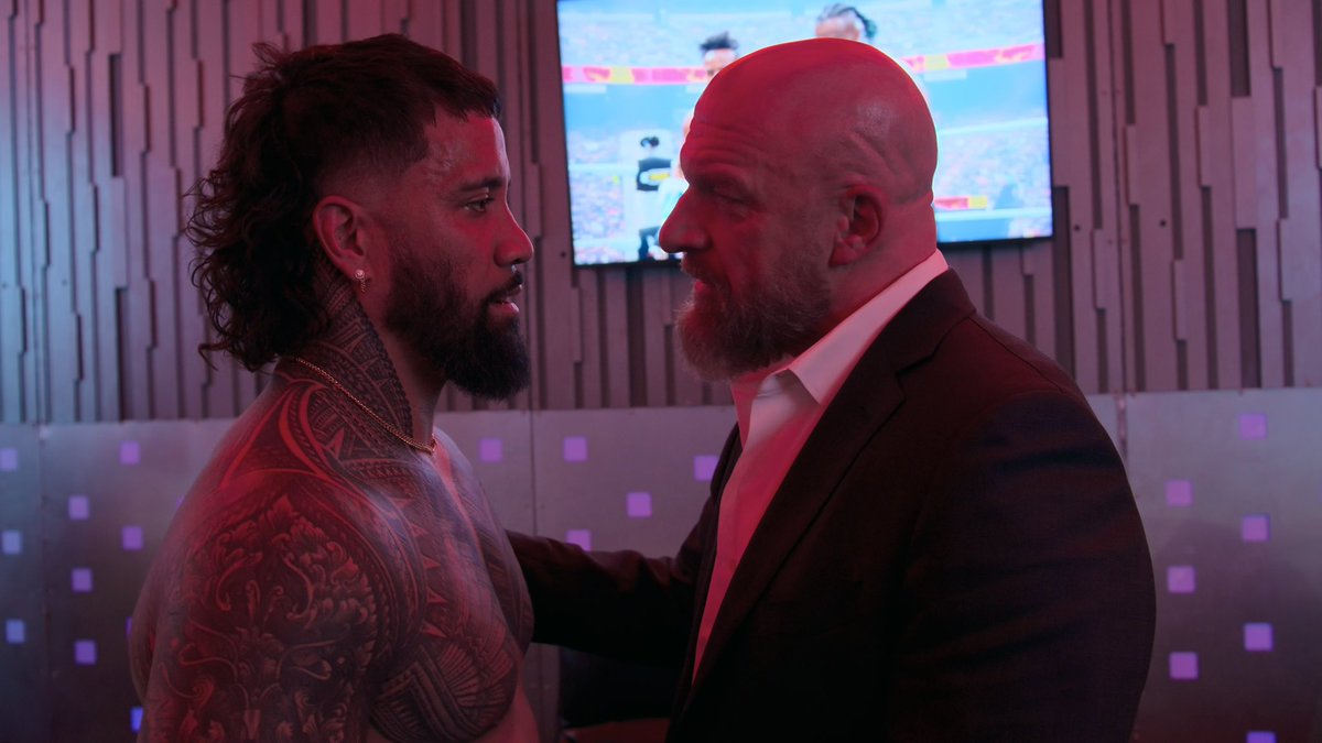 TripleH's tweet photo. From the boardroom to the bell… and everything in between. New trailer for #WWEUnreal drops July 15. @netflix https://t.co/9TEPdNtOfU