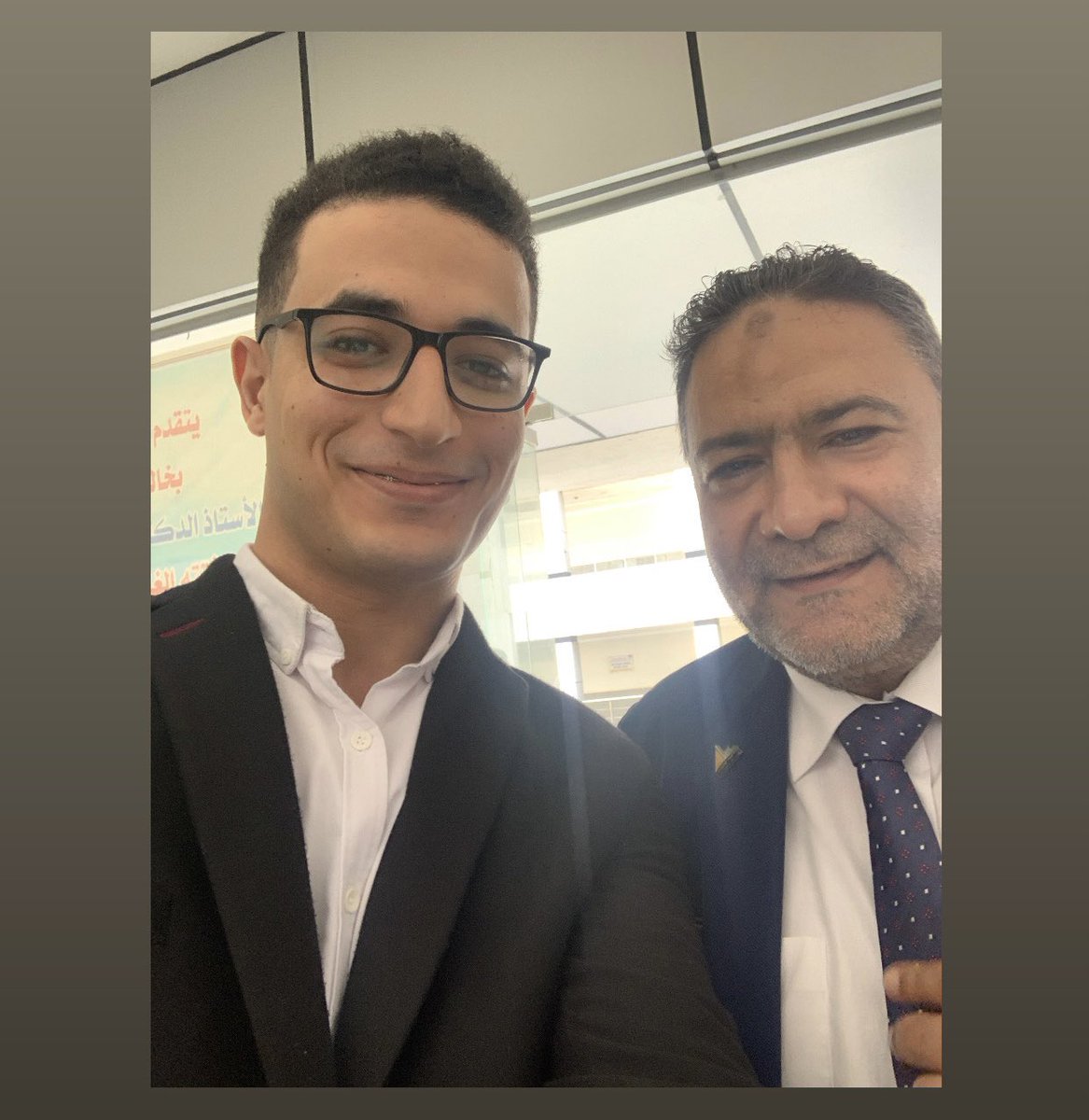 سيلفي رائع مع شخص أروع .. ❤️ حقيقي ياحظنا بمعاليكم والله ❤️