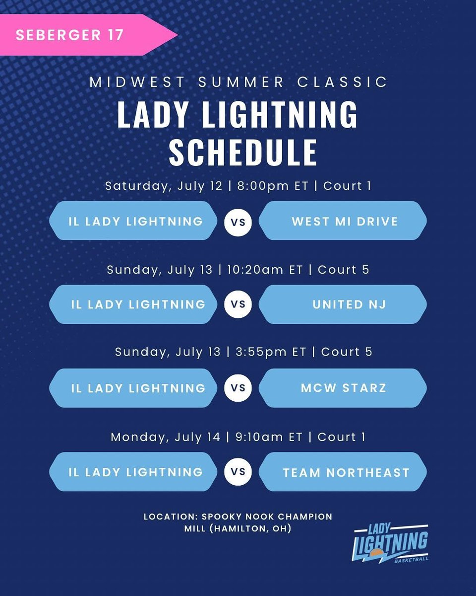 Maggie Frank (@maggiefranklphs) on Twitter photo Right after the Select Super Showcase we will be in the Midwest Summer Classic. Looking forward to a lot of basketball with my teammates against great competition.
<a href="/LPLancerBB/">LPLancerBB</a> <a href="/LadyLightningIL/">IL Lady Lightning</a> <a href="/IGBRcoverage/">Premier Recruiting Service in girlsbball</a> <a href="/CoachTPatch/">Tyler Patch</a> <a href="/devon_dquattro3/">Devon Quattrocchi</a> Right after the Select Super Showcase we will be in the Midwest Summer Classic. Looking forward to a lot of basketball with my teammates against great competition.
<a href="/LPLancerBB/">LPLancerBB</a> <a href="/LadyLightningIL/">IL Lady Lightning</a> <a href="/IGBRcoverage/">Premier Recruiting Service in girlsbball</a> <a href="/CoachTPatch/">Tyler Patch</a> <a href="/devon_dquattro3/">Devon Quattrocchi</a>