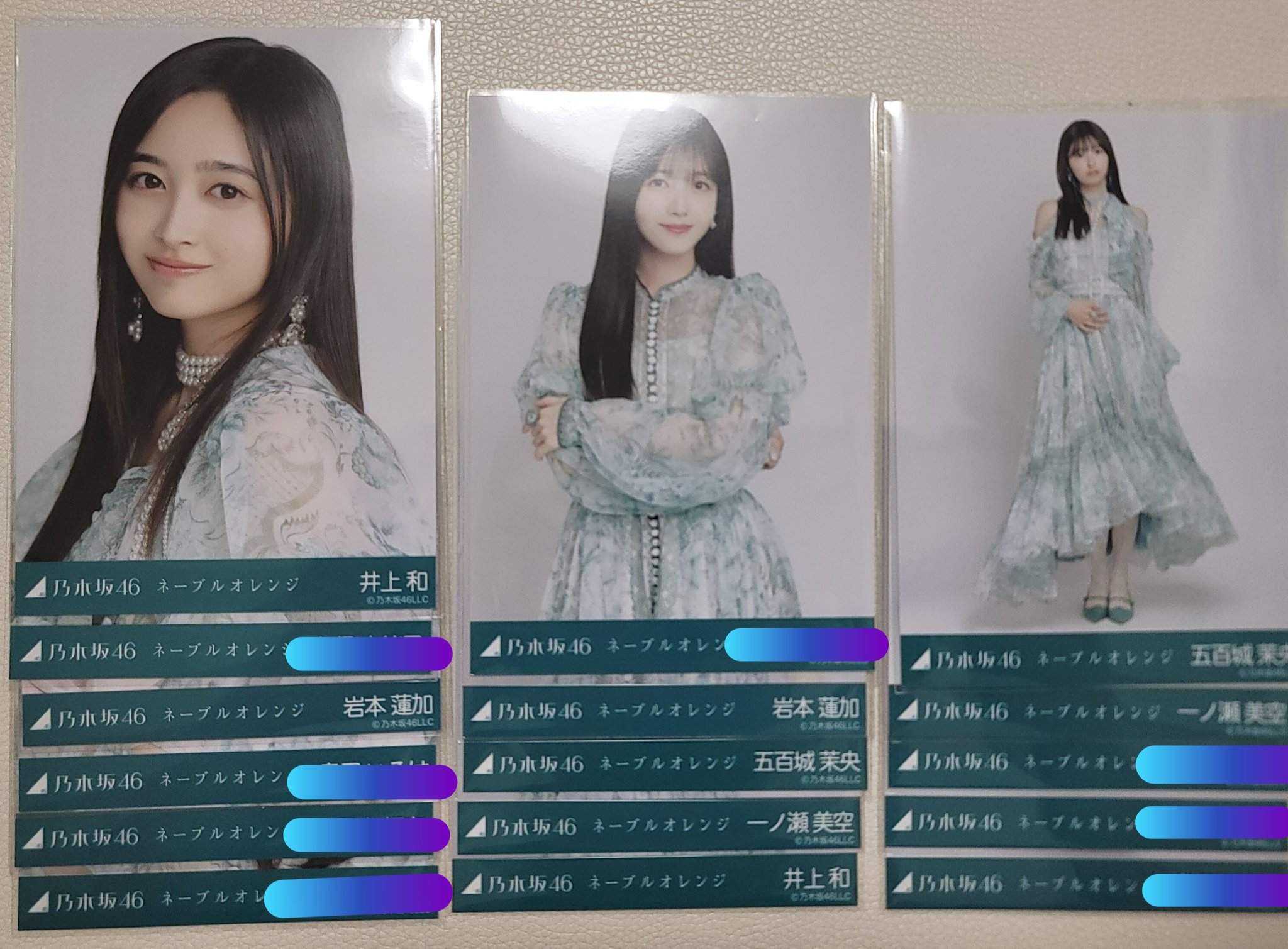乃木坂46 ネーブルオレンジ 衣装 生写真 14 セット セミコン あり 乃木坂46 ネーブルオレンジ 衣装 生写真 14 セット セミコン