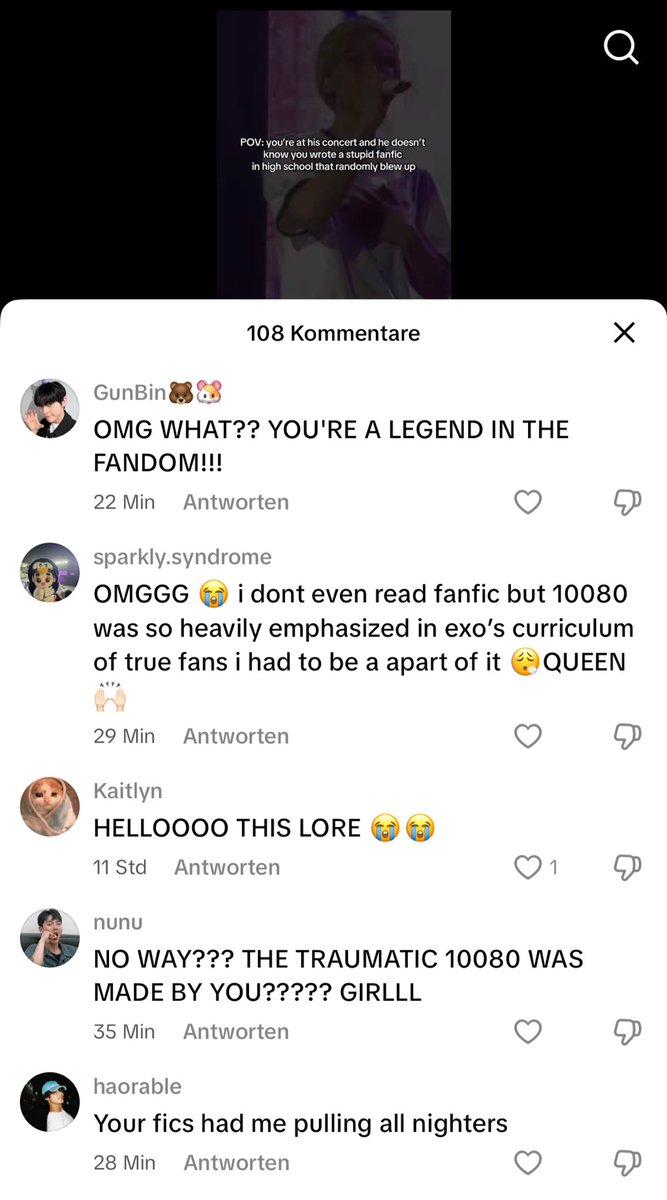 awesomoee's tweet photo. 10080 AUTHOR WENT TO BAEKHYUN CONCERT AND LOOK AT THE COMMENT SECTION 😭😭😭😭😭 https://t.co/7tunyftAWq