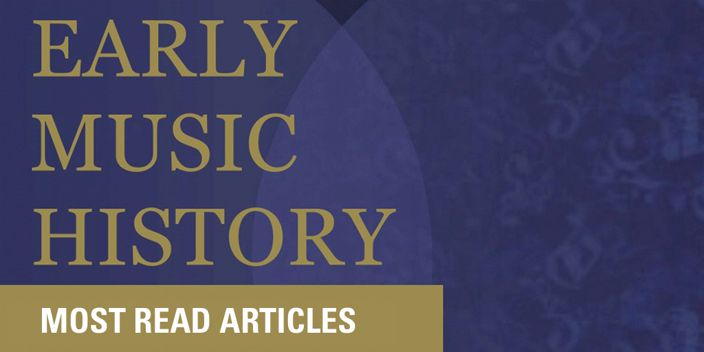 Check out the most-read articles from Early Music History here ☑️ cup.org/4613D1s

#music
