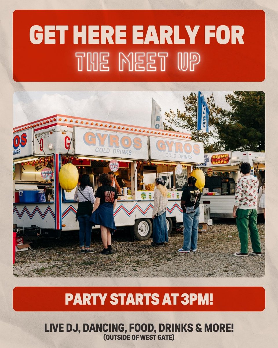 Pav_StarLake's tweet image. ATTENTION ‼️ We are expecting a large crowd for The Lumineers tonight
🚨 Arrive Early
Early Parking: 3-4:15PM
The Meet Up: 3PM
All Lots: 4:30PM
Gates: 6PM
Show: 7:30PM
📲 Text LUMINEERS25 to 724-442-5777
📝 FAQ: pavilionstarlake.com/know-before-yo…