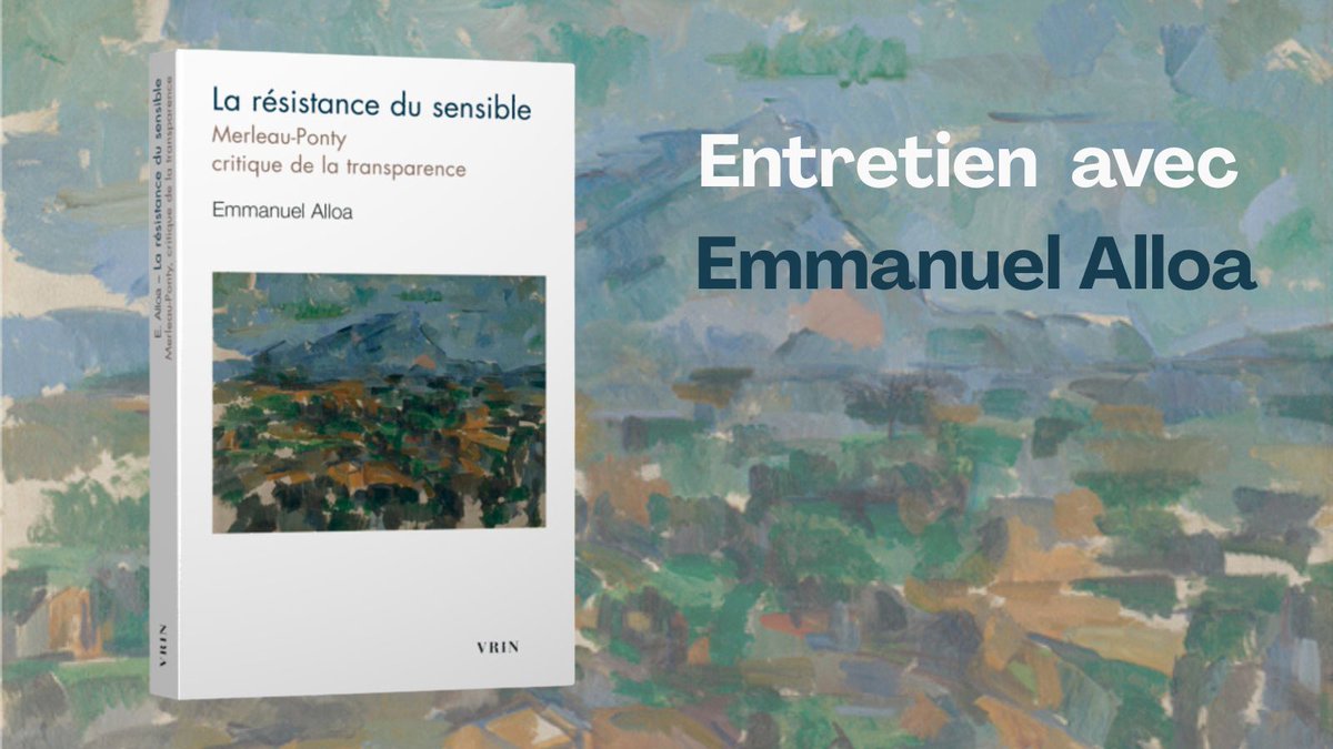 Entretien avec Emmanuel Alloa: 
« La résistance du sensible n’est autre que le nom de l’expérience que nous faisons tous, en tant qu’êtres incarnés, doués d’un corps : le réel n’est réel qu’à mesure qu’il ne s’accommode jamais tout à fait à notre saisie. »
vrin.fr/actualite/entr…