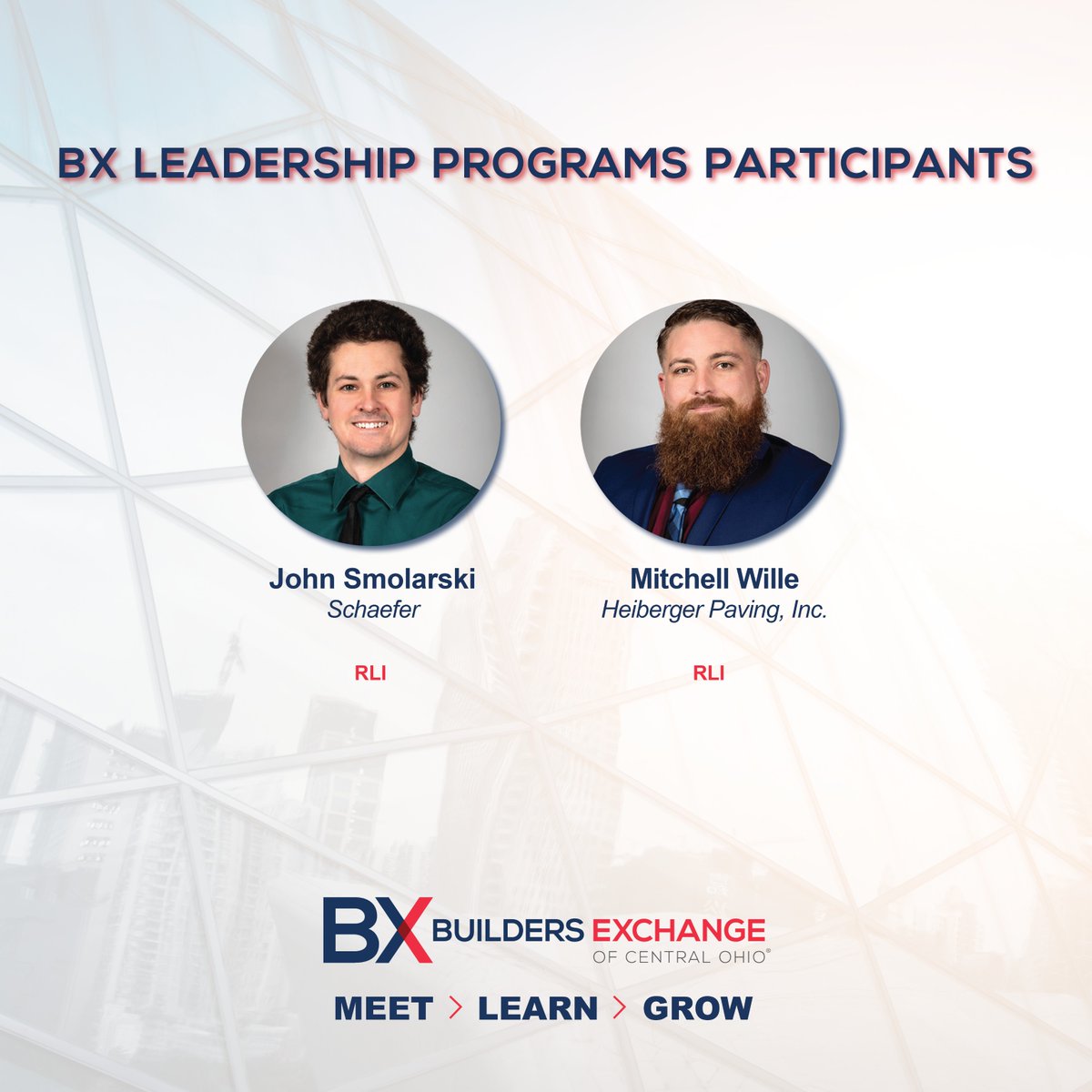 Meet the 2025 BX Leadership Program Participants! 
LEARN MORE: ow.ly/YUiM50WktJt
<a href="/BXofCentralOhio/">Builders Exchange</a> #Construction #OhioStrong #Leadership #FieldLeadership #BXCentralOhio #RLI #RisingLeaders <a href="/schaefershares/">schaefer</a> #HeibergerPaving
