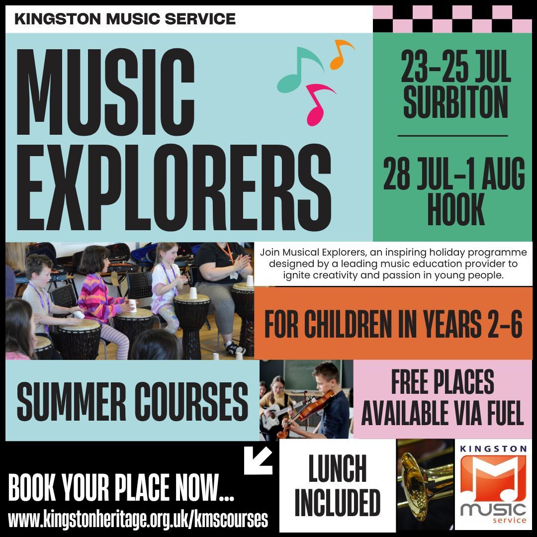 🌟🎶 Join the Music Explorers Summer Course! 🎵🎉 Limited spots available. Secure yours now and there are free AFC FUEL places too! 🎻🥁 Experience a summer full of rhythm and melody! 🎧✨ [trybooking.com/uk/events/land… ] #MusicExplorers #SummerCourse #FreeAFCFUEL #MusicLovers #JoinNow