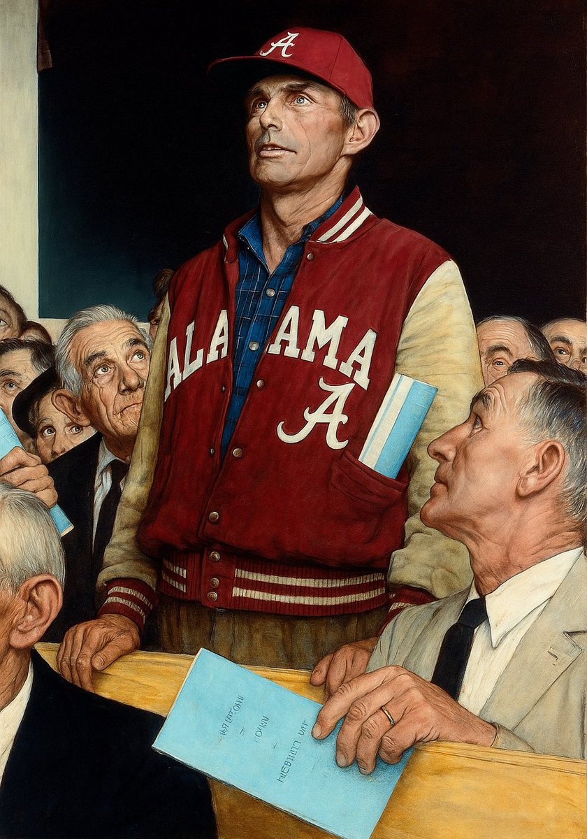 BryantDenny_UA's tweet image. What’s one Alabama Football opinion that has you like this?
