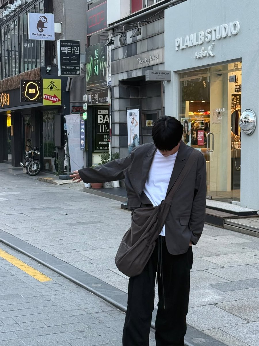 I was just walking down the street, minding my own business, when I caught myself looking a little too good without even trying.