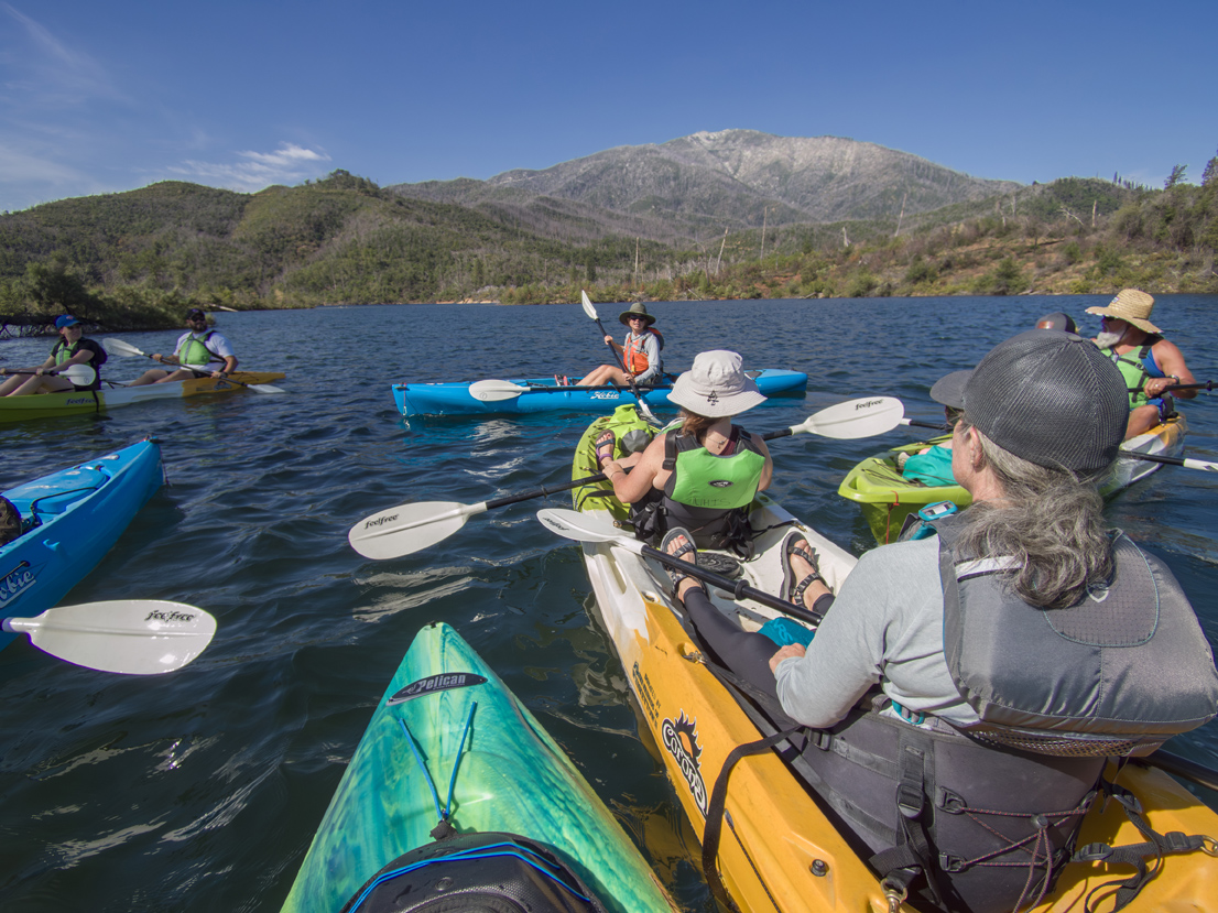 ReclamationCGB's tweet image. Reclamation keeps Whiskeytown Reservoir at full pool all summer and our partners at the @NatlParkService take full advantage. Park rangers lead the public on free interpretative kayak tours where participants learn about nature and the cultural history of the area!
