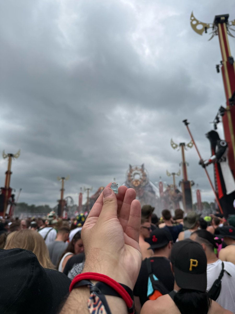 Sending love to the fellow raver who gifted me this adorable frog 🐸 at <a href="/Q_dance/">Q-dance</a> #Defqon1 🥁 You got a duckling 🐥 from me in return — perfect trade if you ask me 😄

See you at the next rave… powered by <a href="/bitgetglobal/">Bitget</a> 🔊🪩

#RaverLove #FestivalVibes #BitgetAfterHours