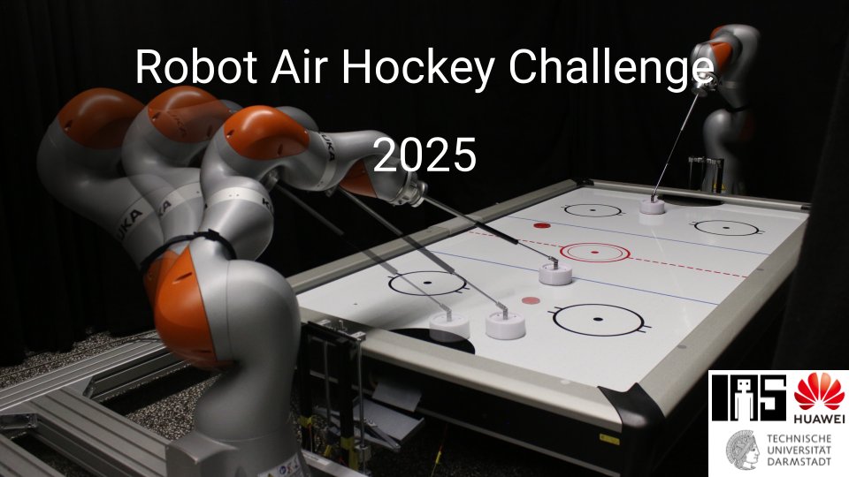 davide_tateo's tweet image. We are excited to announce the second edition of the Robot Air Hockey Challenge!
A challenging benchmark to test your robotics and robot learning abilities!
Another collaboration between @ias_tudarmstadt and @Huawei Noah's Ark lab, to push the limits of robotics research!