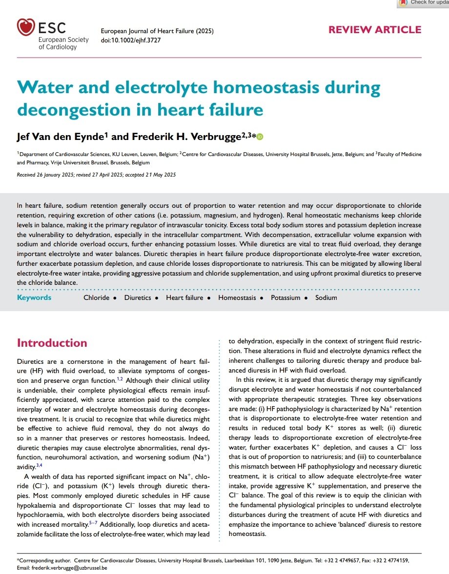 SOMELaguna's tweet photo. Manteniendo la Homeostasis de Agua y Electrolitos Durante la Descongestión en Insuficiencia Cardíaca 🫀💧

🔰📚European Journal of Heart Failure 2025

doi:10.1002/ejhf.3727

Enlace a Artículo Completo 👇🏼✅🆓https://t.co/rPEDXf5xvO https://t.co/q1dWeW3niR