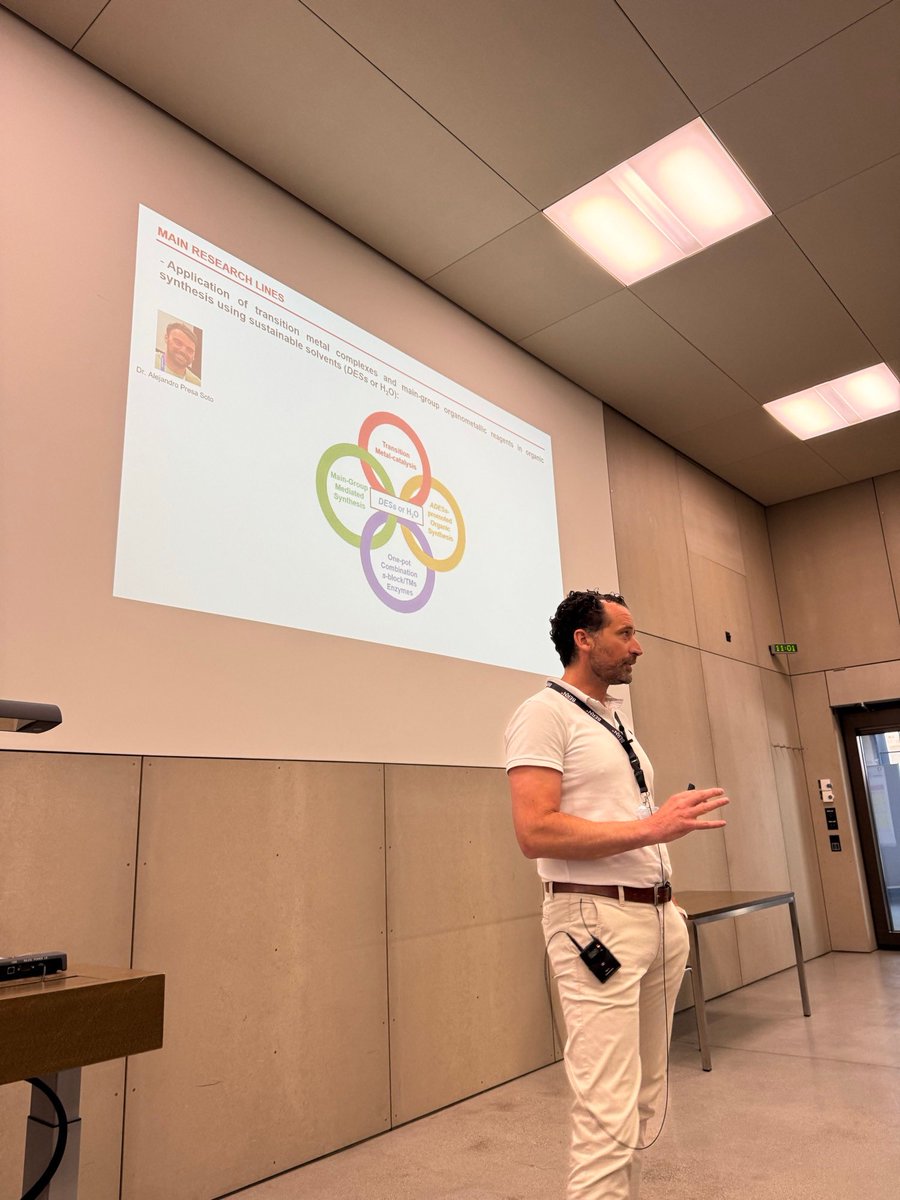 Joaquín García Álvarez (@joaquinga78) on Twitter photo Many thanks to the #EUCOMC2025 organizers <a href="/EvaHeviaGroup/">Prof Hevia 🇺🇦</a> <a href="/albrecht_lab/">AlbrechtResearch</a> for the opportunity to present our recent work on combining RLi reagents and enzymes in water and DES. A pleasure to share our advances with these community! <a href="/geqo_rseq/">GEQO RSEQ</a> <a href="/iuqoem/">@iuqoem</a> <a href="/UOquimicaOI/">Departamento de Química Orgánica e Inorgánica</a> <a href="/quimsinsos/">QuimSinSos</a> Many thanks to the #EUCOMC2025 organizers <a href="/EvaHeviaGroup/">Prof Hevia 🇺🇦</a> <a href="/albrecht_lab/">AlbrechtResearch</a> for the opportunity to present our recent work on combining RLi reagents and enzymes in water and DES. A pleasure to share our advances with these community! <a href="/geqo_rseq/">GEQO RSEQ</a> <a href="/iuqoem/">@iuqoem</a> <a href="/UOquimicaOI/">Departamento de Química Orgánica e Inorgánica</a> <a href="/quimsinsos/">QuimSinSos</a>