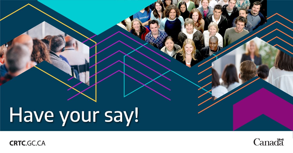 CRTCeng's tweet image. Help us improve the way we support public interest participation for CRTC proceedings by sharing your views.
🔗 applications.crtc.gc.ca/CommentForm/De…
You can submit a comment or add an ASL or LSQ video! 🧏♂️