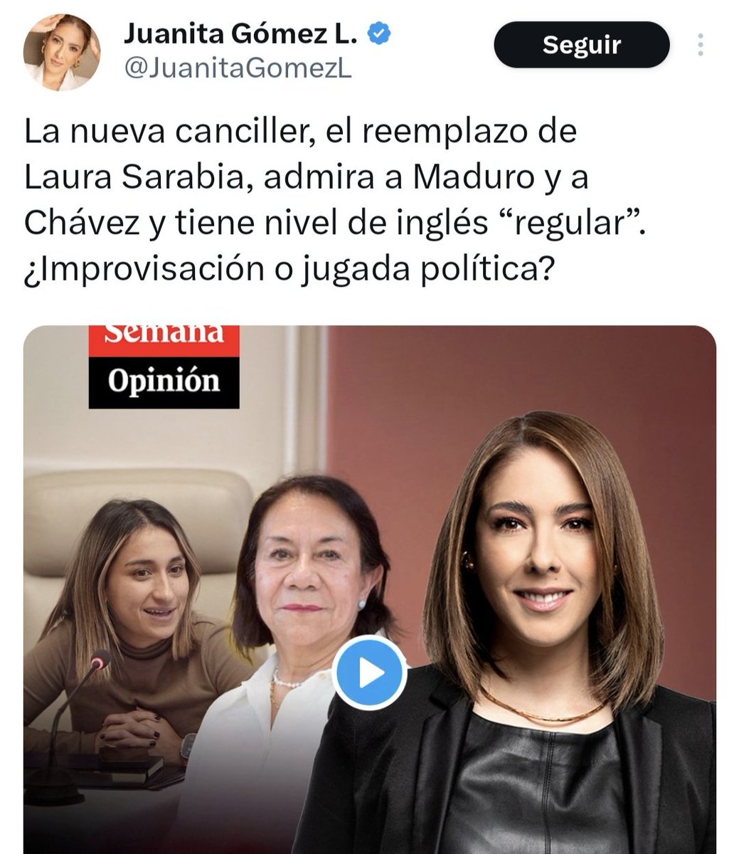 Maicol Cajamarca (@maicajamarca_) on Twitter photo Parece que a <a href="/JuanitaGomezL/">Juanita Gómez L.</a>, periodista de extrema derecha, las únicas que le gustan para Canciller de la República son aquellas como <a href="/mluciaramirez/">Marta Lucía Ramírez.</a>, quien ha estado vinculada con el narcotrafico, tuvo a su hermano Bernardo Ramírez condenado por narcotrafico, dirigió como Parece que a <a href="/JuanitaGomezL/">Juanita Gómez L.</a>, periodista de extrema derecha, las únicas que le gustan para Canciller de la República son aquellas como <a href="/mluciaramirez/">Marta Lucía Ramírez.</a>, quien ha estado vinculada con el narcotrafico, tuvo a su hermano Bernardo Ramírez condenado por narcotrafico, dirigió como
