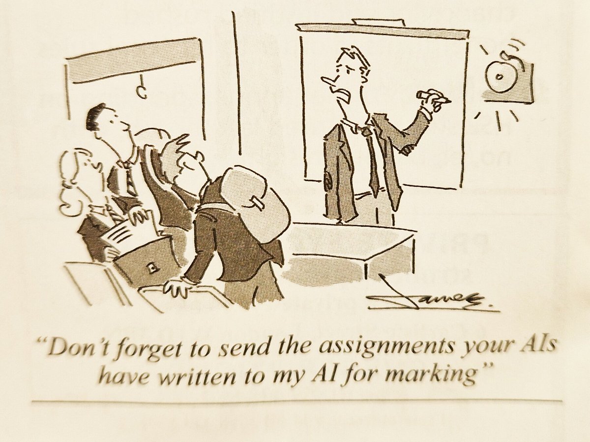 From Private Eye . . . .