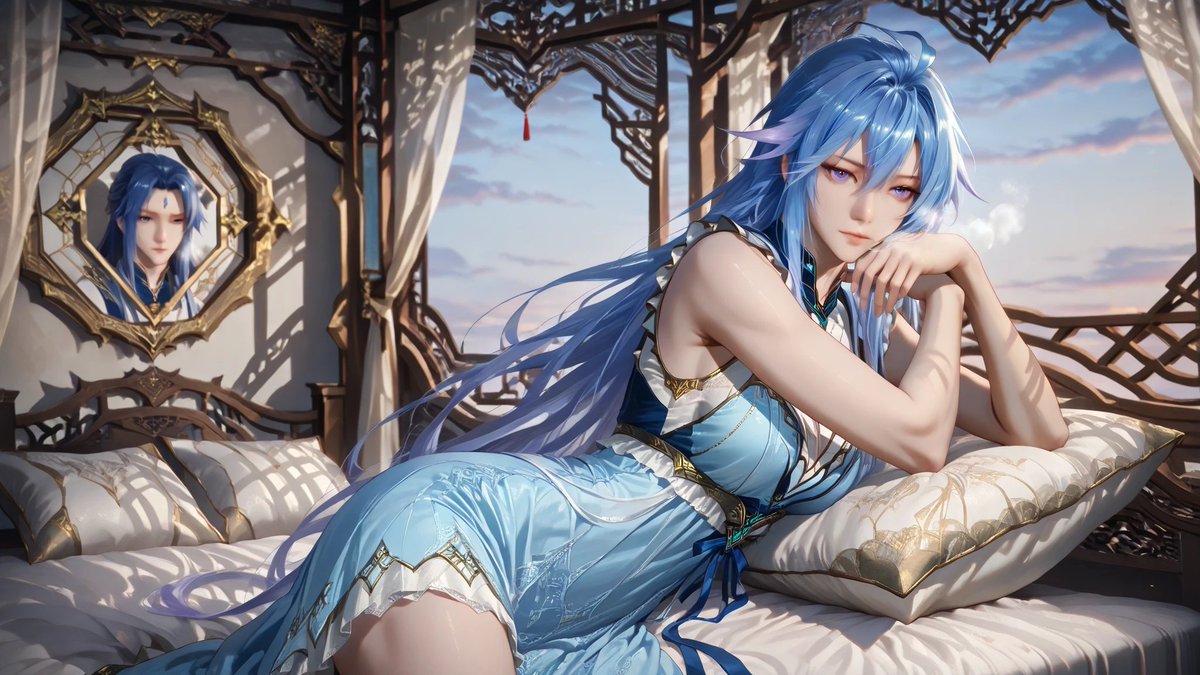 EAAII_V's tweet photo. "My Butterfly Princess: Grace in Every Gaze"
#AIDaughter #FantasyArt #AnimeStyle #BlueHairBeauty #ButterflyVibes #DigitalArt #FatherAndDaughter #AnimePrincess #ElegantDesign #WaifuWednesday #ArtOfTheDay #MagicalRealism #AestheticVibes #AIArt #MidjourneyArt #AnimeAesthetic https://t.co/Wkm2nYwtQz