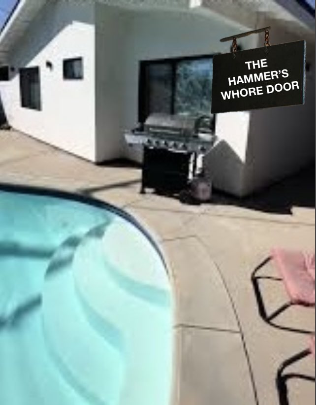 How I picture The Hammer’s 🔨 <a href="/Riffraff3232/">RiffRaff3232</a>  “whore door” at the old ticket compound..only high-end hide passed thru this door bruuutha🔥