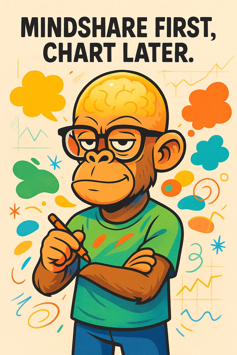 eggiqmonkey's tweet photo. GM balds!
Mindshare first, chart later. https://t.co/NUx4vU5Gxq