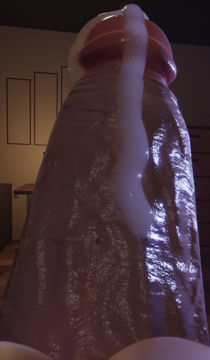 Goddammit…my morning wood feels and looks like a meat cannon…this is what 5 minutes without sex to start the day looks like…someone dare to twerk on it?~