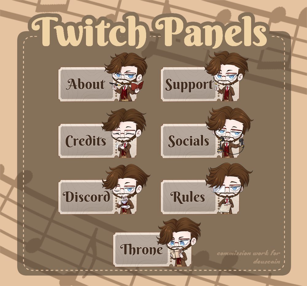 Aikeji_jk's tweet image. It took me a while but I finally finished!
It was a nice surprise to see someone wanting to get panels from me considering I just recently added them 😌
Panels created for:
#deuscain