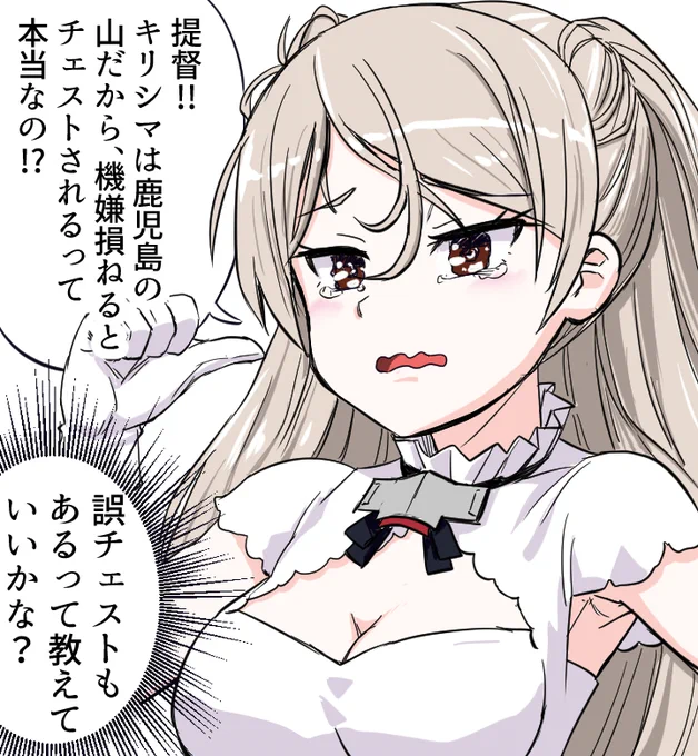 俺もよく誤チェストされる

再掲 コンテ・ディ・カブール #艦これ 