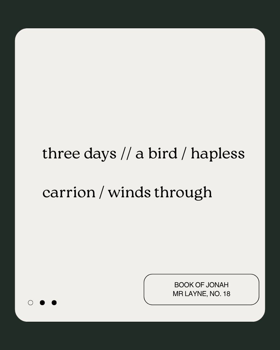 MudRoomMag's tweet image. Images in MR Layne&apos;s &quot;Book of Jonah&quot; shift, float, and dive—they knock against each other and drift. Read the full piece here:

mudroommag.com/mr-layne