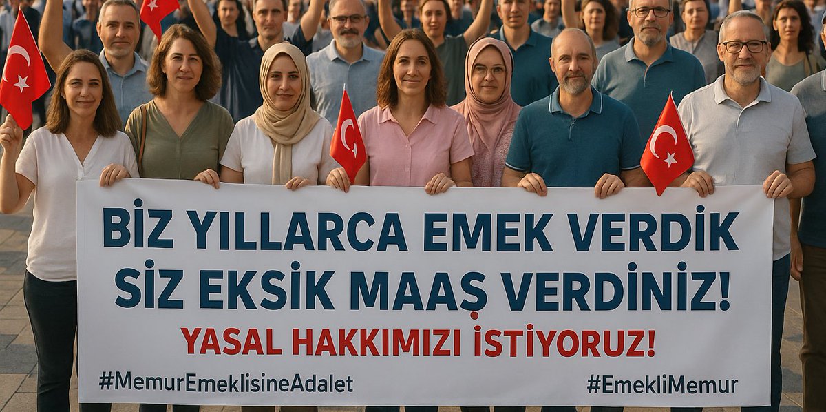 Ardıç Kara (@dundar80479) on Twitter photo <a href="/zuhal_karakoc/">Doç. Dr. Zuhal Karakoç Dora 🇹🇷</a> Ne verdik? Ne verdiniz?
NE OLMALIYDI?
Biz yıllarca emek verdik
Siz eksik maaş verdiniz
#EmekliMemur yasal hakkını istiyor!
#MemurEmeklisineAdalet bekliyor! <a href="/zuhal_karakoc/">Doç. Dr. Zuhal Karakoç Dora 🇹🇷</a> Ne verdik? Ne verdiniz?
NE OLMALIYDI?
Biz yıllarca emek verdik
Siz eksik maaş verdiniz
#EmekliMemur yasal hakkını istiyor!
#MemurEmeklisineAdalet bekliyor!