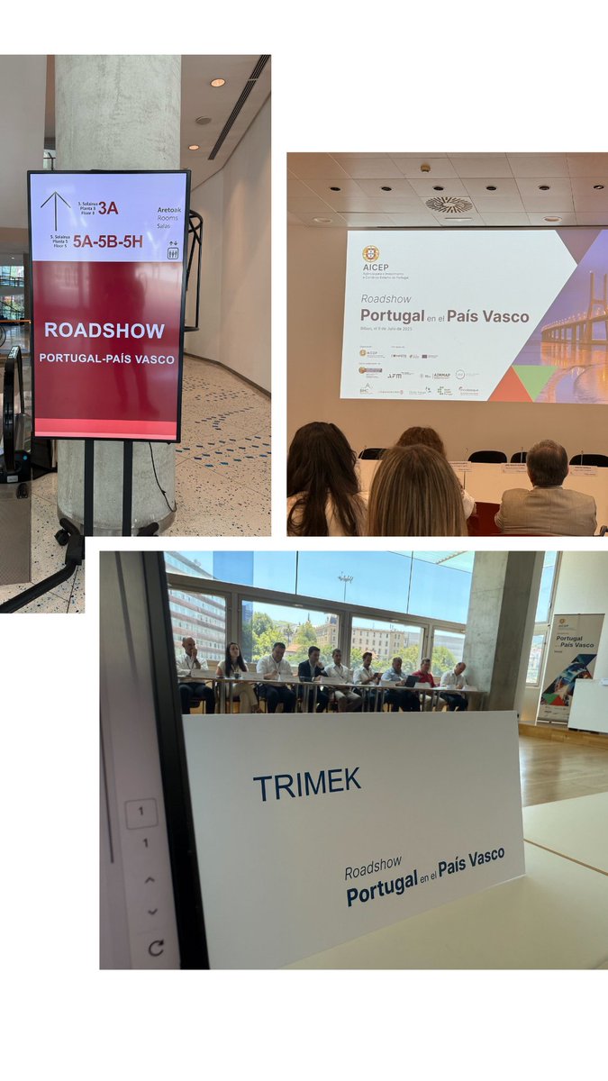 Hoy hemos participado en el Roadshow Portugal - País Vasco en el Palacio Euskalduna de Bilbao. Un gran espacio para conectar con empresas portuguesas y explorar nuevas vías de colaboración en sectores clave como innovación, tecnología y industria.