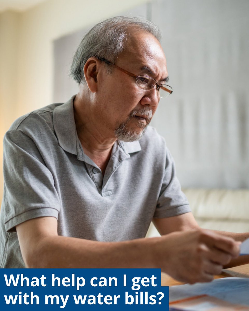 If you’re on a low income or get benefits you could get extra help paying your water bills.

✔️ You might be able to apply to your water company for a cheaper rate - these are sometimes called ‘social tariffs’.

Find out more ⬇
bit.ly/45GIY2z