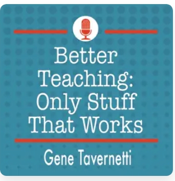 Thank you to all the listeners of Better Teaching: Only Stuff That Works. During the month of July, we are going into this year's archives for our most popular episodes. This week Dr. Frank Rodriguez discusses the impacts of excessive screen time.
share.transistor.fm/s/fc48d853