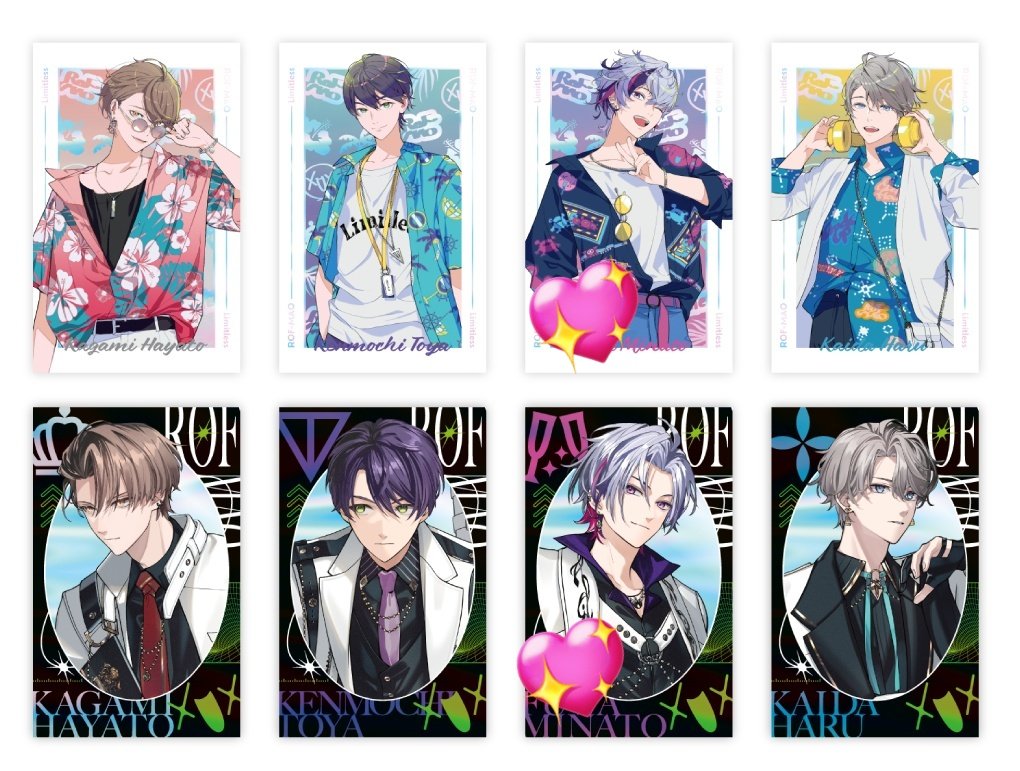 moniko0708's tweet photo. 【交換】ろふまお ROF-MAO 2nd LIVE Limitless 特典 クリアカード ランダムフォト風カード

譲】画像1枚目
求】画像2枚目(💖各1)、画像3枚目(💖どちらか)

同種同士、郵送交換希望
検索からもお気軽にお声掛け下さい。 https://t.co/KNEwLBWLbt